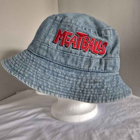 Cobra Other - Vintage 80's Meatballs Denim Bucket Hat XL